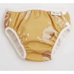 BAÑADOR PAÑAL BEBÉ ·WHALE MOSTAZA·