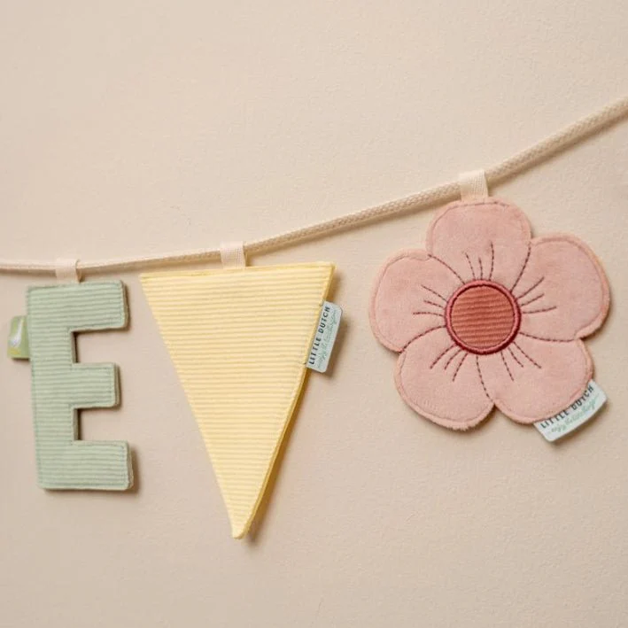 BANDERÍN ROSA - COLGANTE PARA GUIRNALDA - Imagen 3