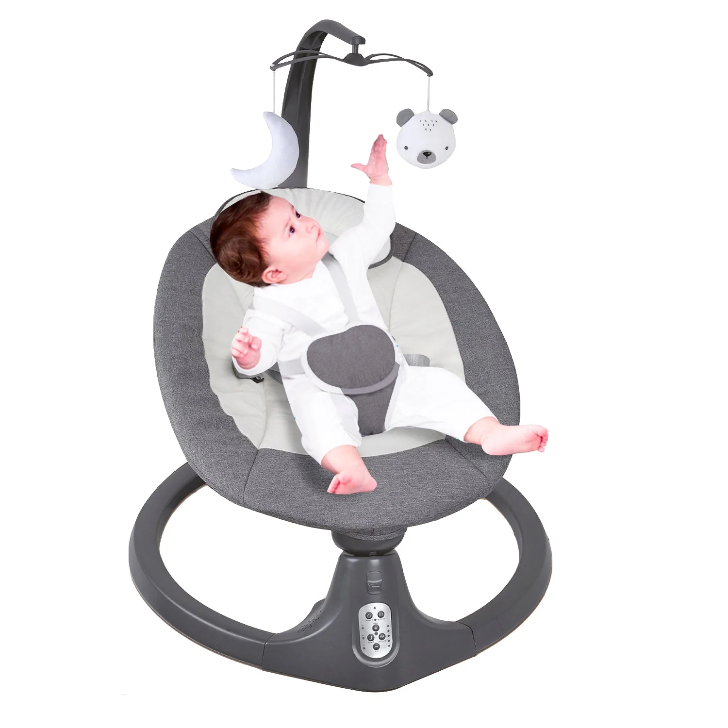 Silla Nido Baby Swing - Gris | Bebesit - Imagen 4