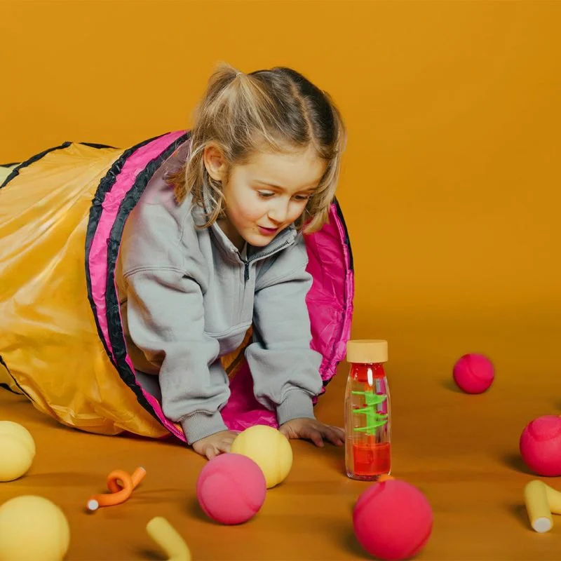 BOTELLA SENSORIAL PETIT BOUM ·SPIRAL PINK· - Imagen 4