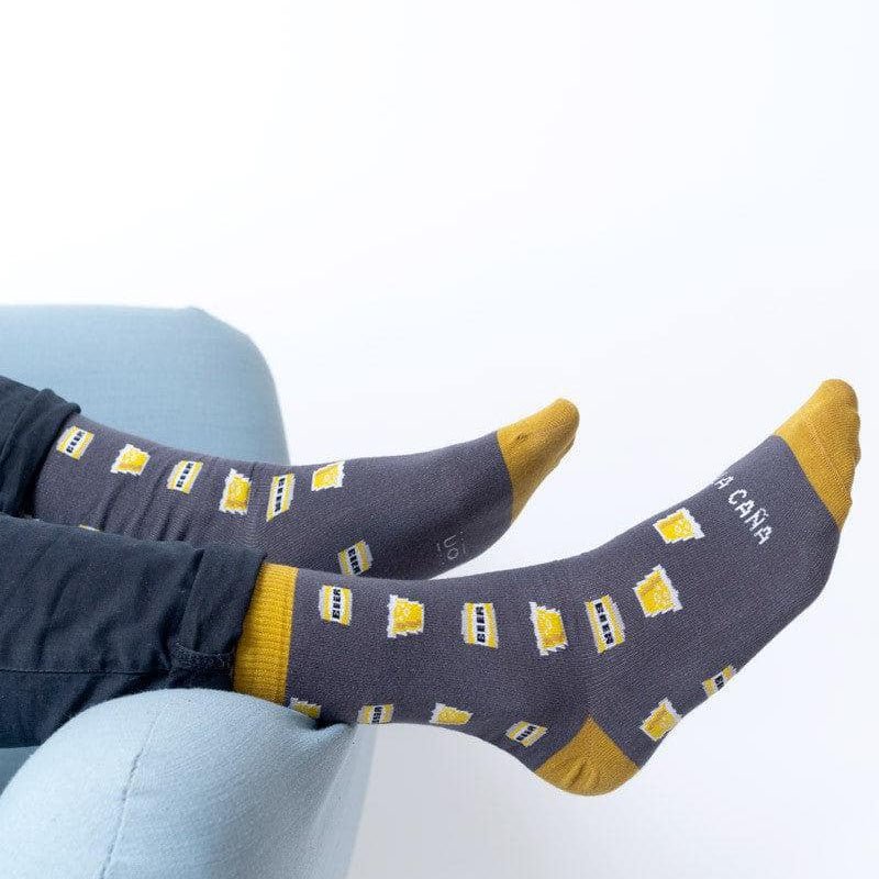 CALCETINES UO ·PAPÁ ERES LA CAÑA· - Imagen 2