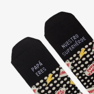CALCETINES UO ·PAPÁ ERES NUESTRO SUPERHÉROE·