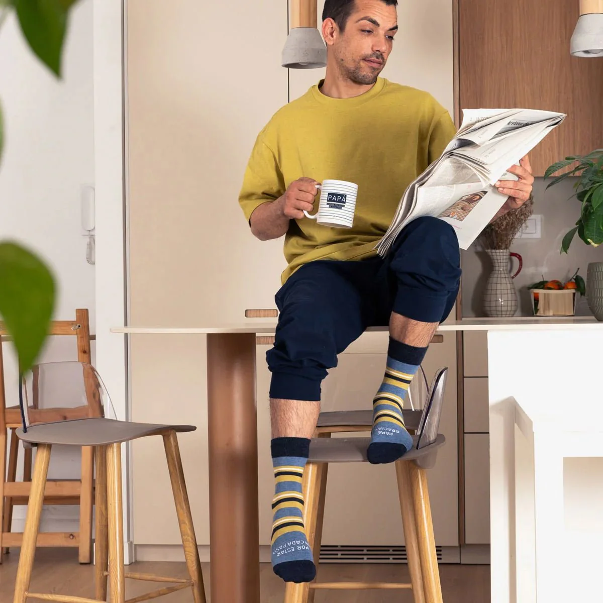 CALCETINES UO ·PAPÁ, GRACIAS POR ESTAR EN CADA PASO· - Imagen 2