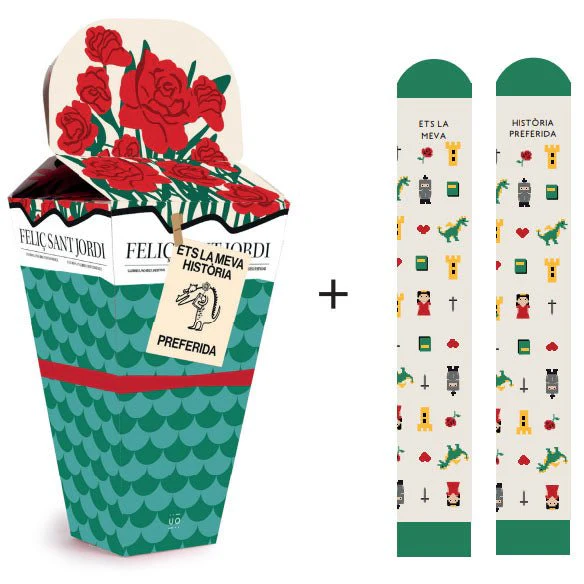 CALCETINES UO ·SANT JORDI ETS LA MEVA HISTÓRIA PREFERIDA· - Imagen 2