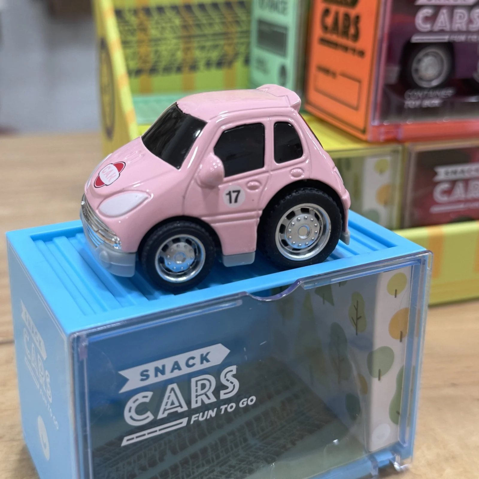 COCHE DE JUGUETE SNACK CARS ·MINI ROSA·