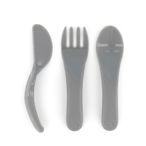 Set de Cubiertos - Gris | Twistshake