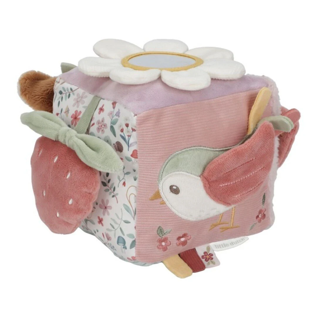 CUBO BLANDITO SENSORIAL DE ACTIVIDADES LITTLE DUTCH ·FAIRY GARDEN· - Imagen 7