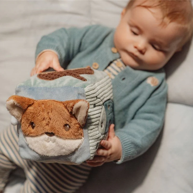 CUBO BLANDITO SENSORIAL DE ACTIVIDADES LITTLE DUTCH ·FOREST FRIENDS· - Imagen 2