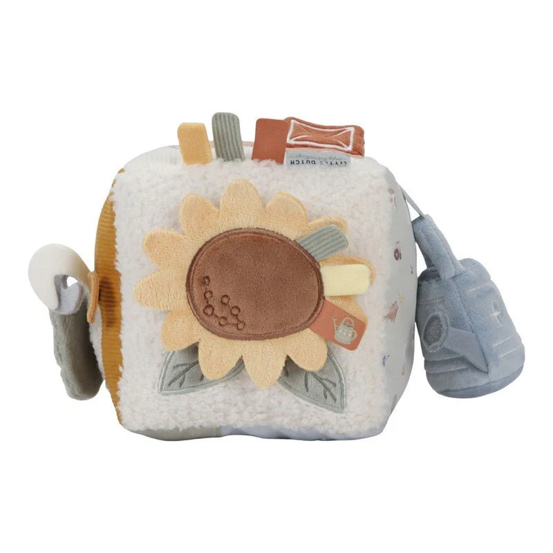 CUBO BLANDITO SENSORIAL DE ACTIVIDADES LITTLE DUTCH ·LITTLE FARM· - Imagen 6