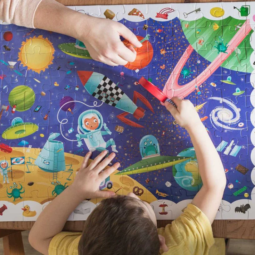 DETECTIVE PUZZLE LUDATTICA 108 PIEZAS ·EN EL ESPACIO· - Imagen 4