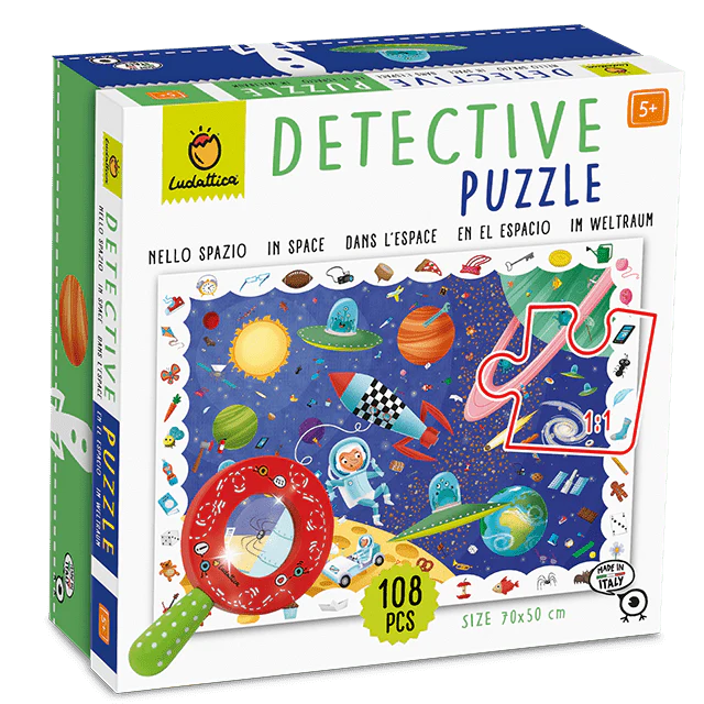DETECTIVE PUZZLE LUDATTICA 108 PIEZAS ·EN EL ESPACIO·
