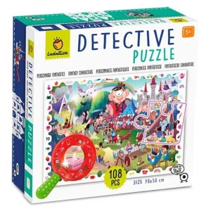 DETECTIVE PUZZLE LUDATTICA 108 PIEZAS ·PERSONAJES FANTÁSTICOS·