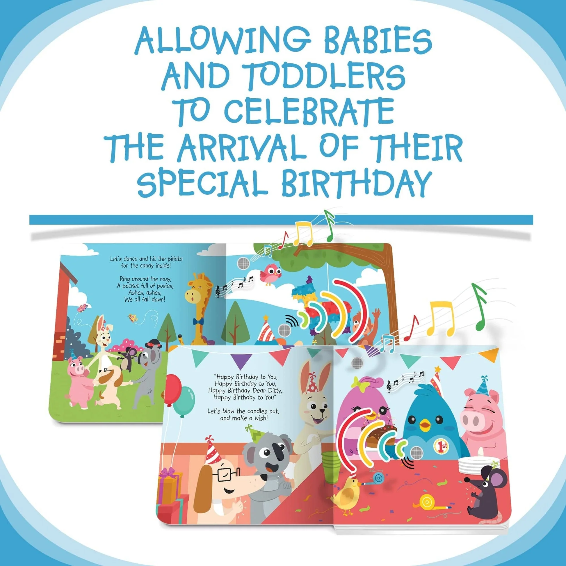 Libro Interactivo Musical - Happy Birthday | Ditty Bird - Imagen 2