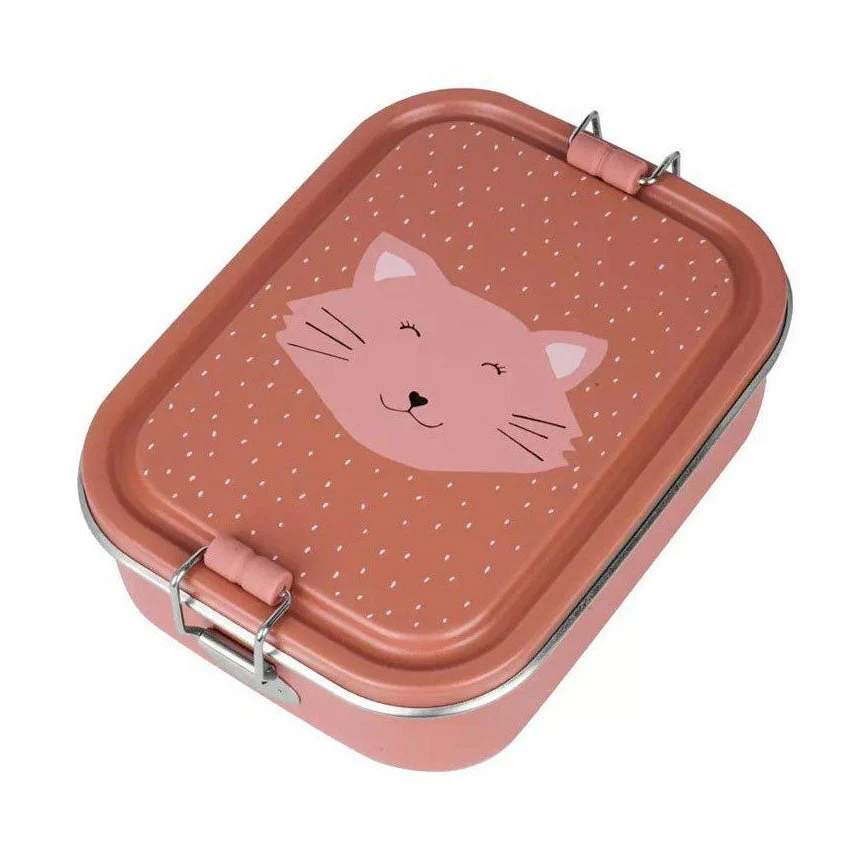 FIAMBRERA CAJA DE ALMUERZO TRIXIE ACERO ·PEQUEÑA GATO·