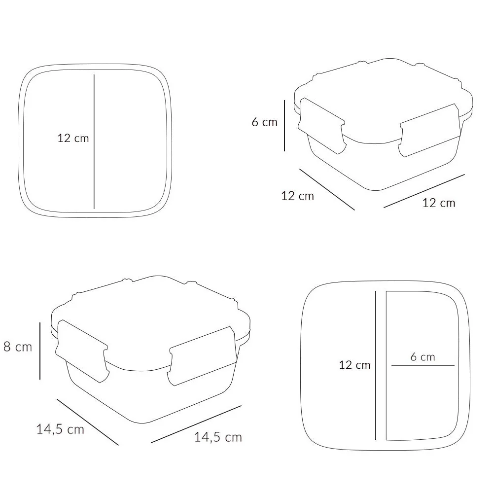 FIAMBRERA CAJA DE ALMUERZO TUTETE GRANDE ·TRUCKS· - Imagen 4