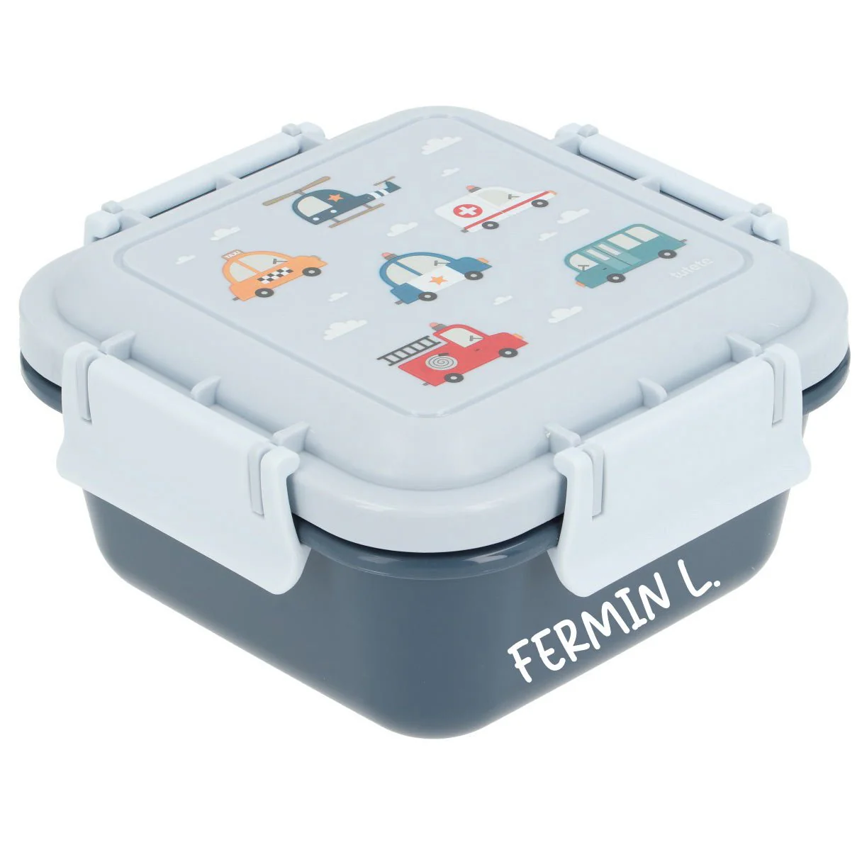 FIAMBRERA CAJA DE ALMUERZO TUTETE GRANDE ·CITY CARS· - Imagen 2