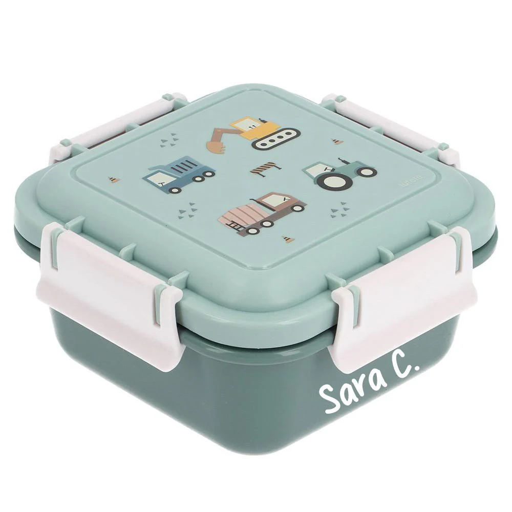 FIAMBRERA CAJA DE ALMUERZO TUTETE GRANDE ·TRUCKS· - Imagen 2