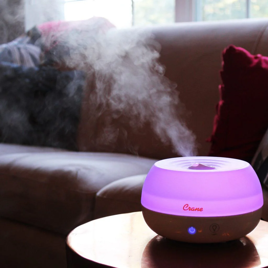 Humidificador y Difusor de Aroma Redondo | Crane - Imagen 2