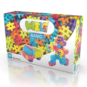 JUEGO DE CONSTRUCCIÓN BLOQUES MELI ·150 PIEZAS BASIC·