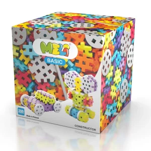 JUEGO DE CONSTRUCCIÓN BLOQUES MELI ·200 PIEZAS BASIC CONSTRUCTOR·