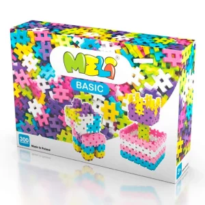 JUEGO DE CONSTRUCCIÓN BLOQUES MELI ·300 PIEZAS BASIC PASTEL·