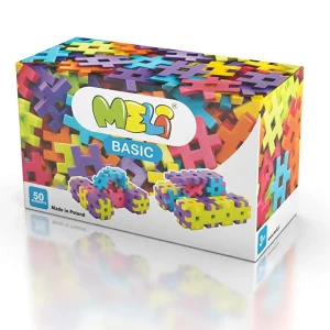 JUEGO DE CONSTRUCCIÓN BLOQUES MELI ·50 PIEZAS BASIC·