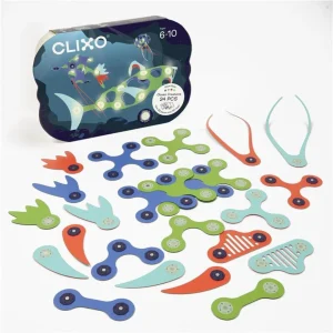 JUEGO DE CONSTRUCCIÓN MAGNÉTICO ·CLIXO OCEAN CREATURES PACK·