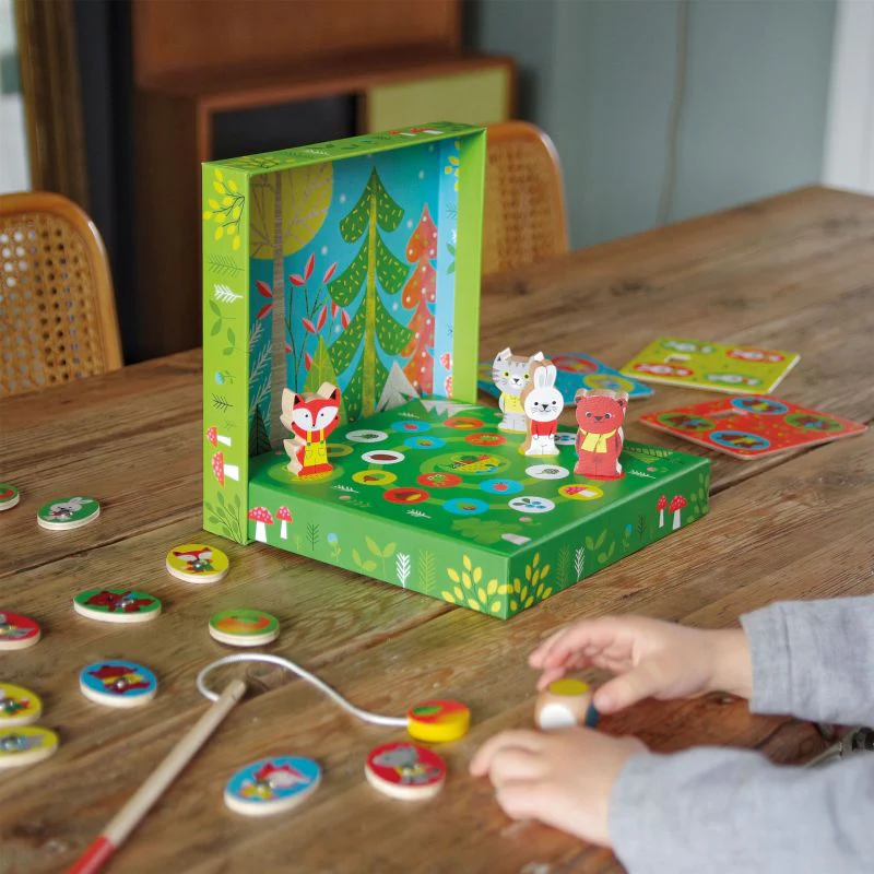 JUEGO EDUCATIVO DJECO ·LUDO WOOD 4 EN 1· - Imagen 4