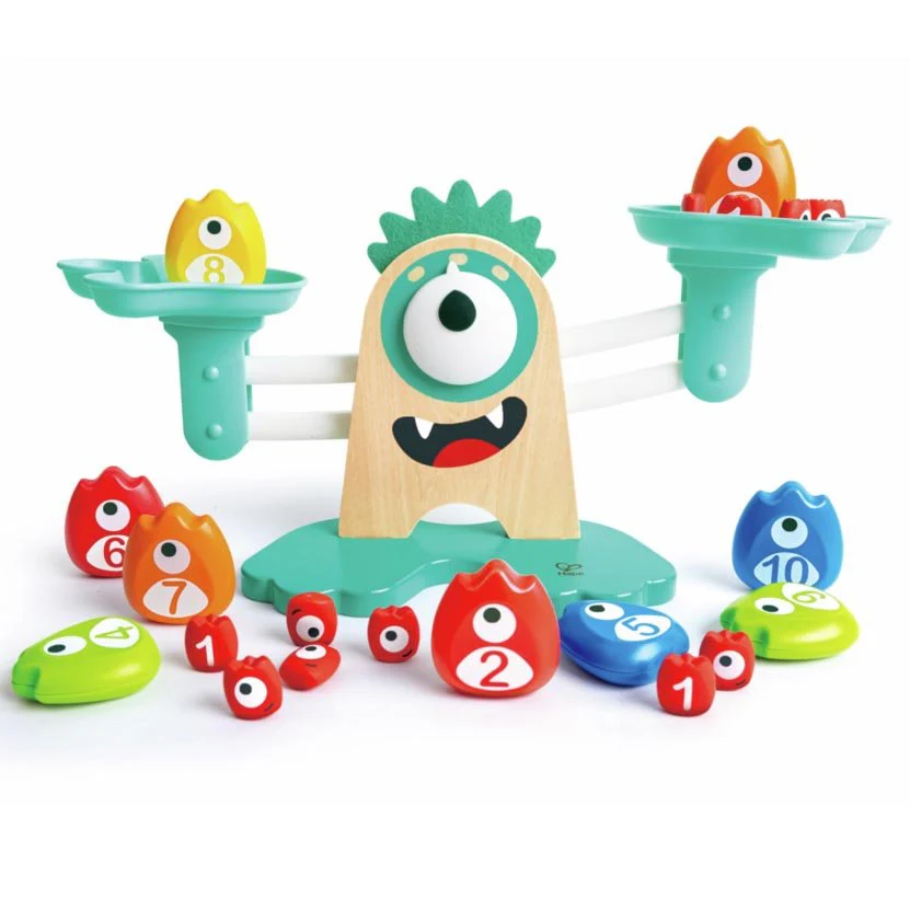 JUEGO EDUCATIVO HAPE HAPE ·BÁSCULA MATEMÁTICA MONSTRUOSA·