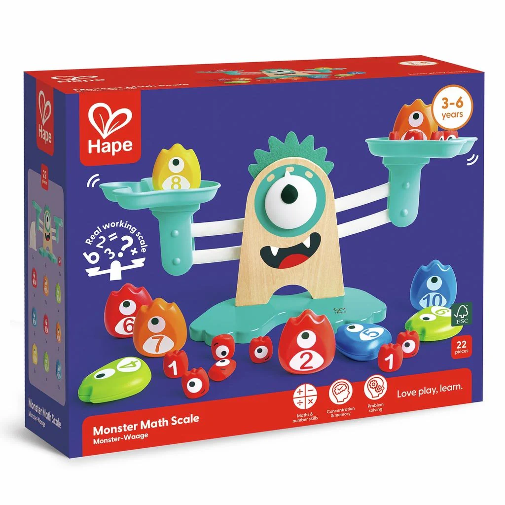 JUEGO EDUCATIVO HAPE HAPE ·BÁSCULA MATEMÁTICA MONSTRUOSA· - Imagen 8