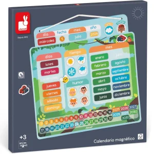 JUEGO EDUCATIVO JANOD ·CALENDARIO MAGNÉTICO·
