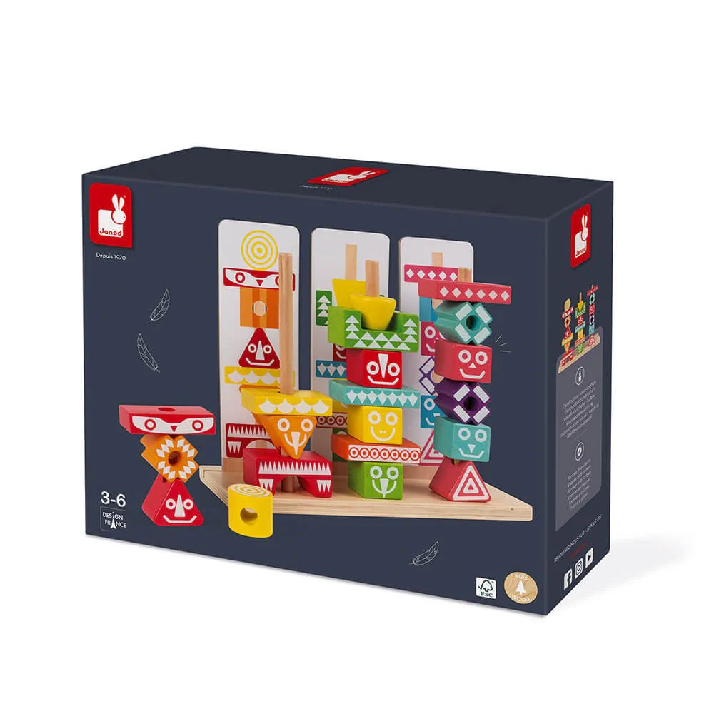 JUEGO EDUCATIVO JANOD ·EDUTOTEM 52 PIEZAS· - Imagen 7