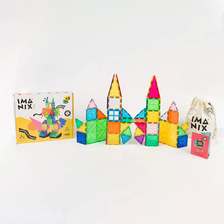 JUEGO MAGNÉTICO DE CONSTRUCCIÓN IMANIX ·100 PIEZAS· - Imagen 3