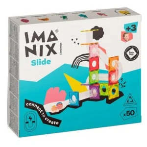 JUEGO MAGNÉTICO DE CONSTRUCCIÓN IMANIX ·50 PIEZAS TOBOGÁN·