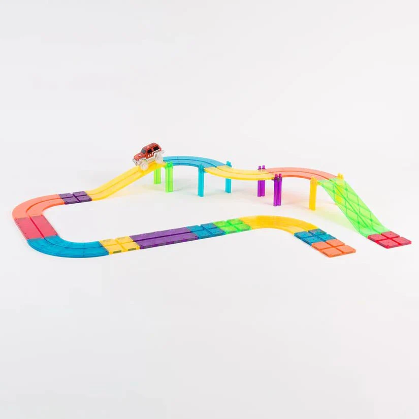 JUEGO MAGNÉTICO DE CONSTRUCCIÓN IMANIX ·PISTA 22 PIEZAS· - Imagen 5