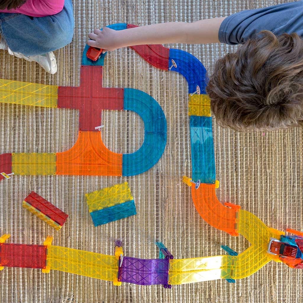 JUEGO MAGNÉTICO DE CONSTRUCCIÓN IMANIX ·PISTA 50 PIEZAS· - Imagen 4