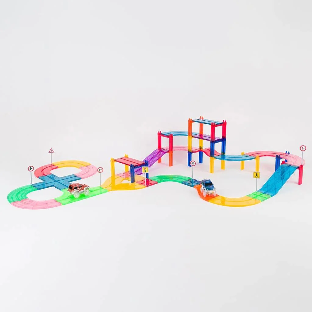 JUEGO MAGNÉTICO DE CONSTRUCCIÓN IMANIX ·PISTA 50 PIEZAS· - Imagen 3