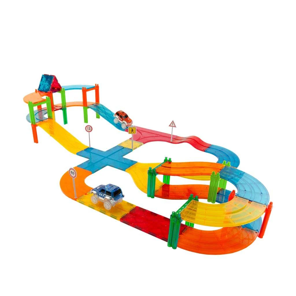 JUEGO MAGNÉTICO DE CONSTRUCCIÓN IMANIX ·PISTA 50 PIEZAS· - Imagen 5