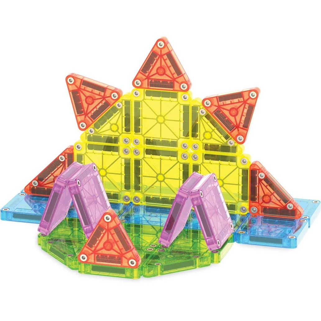 JUEGO MAGNÉTICO DE CONSTRUCCIÓN MAGNA-TILES ·MICROMAGS 55 PIEZAS· - Imagen 4