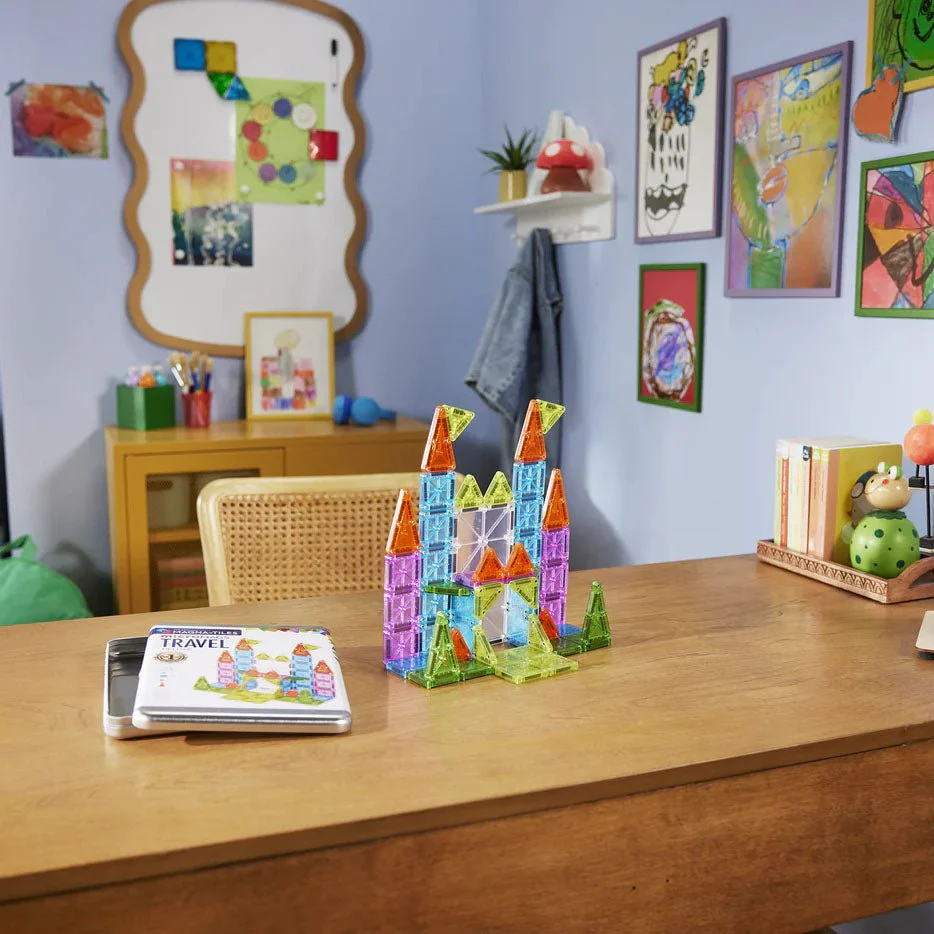 JUEGO MAGNÉTICO DE CONSTRUCCIÓN MAGNA-TILES ·MICROMAGS 55 PIEZAS· - Imagen 6