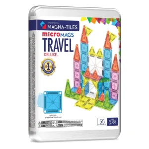 JUEGO MAGNÉTICO DE CONSTRUCCIÓN MAGNA-TILES ·MICROMAGS 55 PIEZAS·