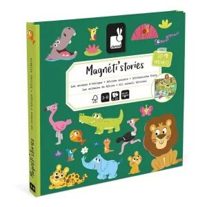JUEGO MAGNÉTICO MAGNETI'STORIES JANOD ·ANIMALES AFRICANOS·
