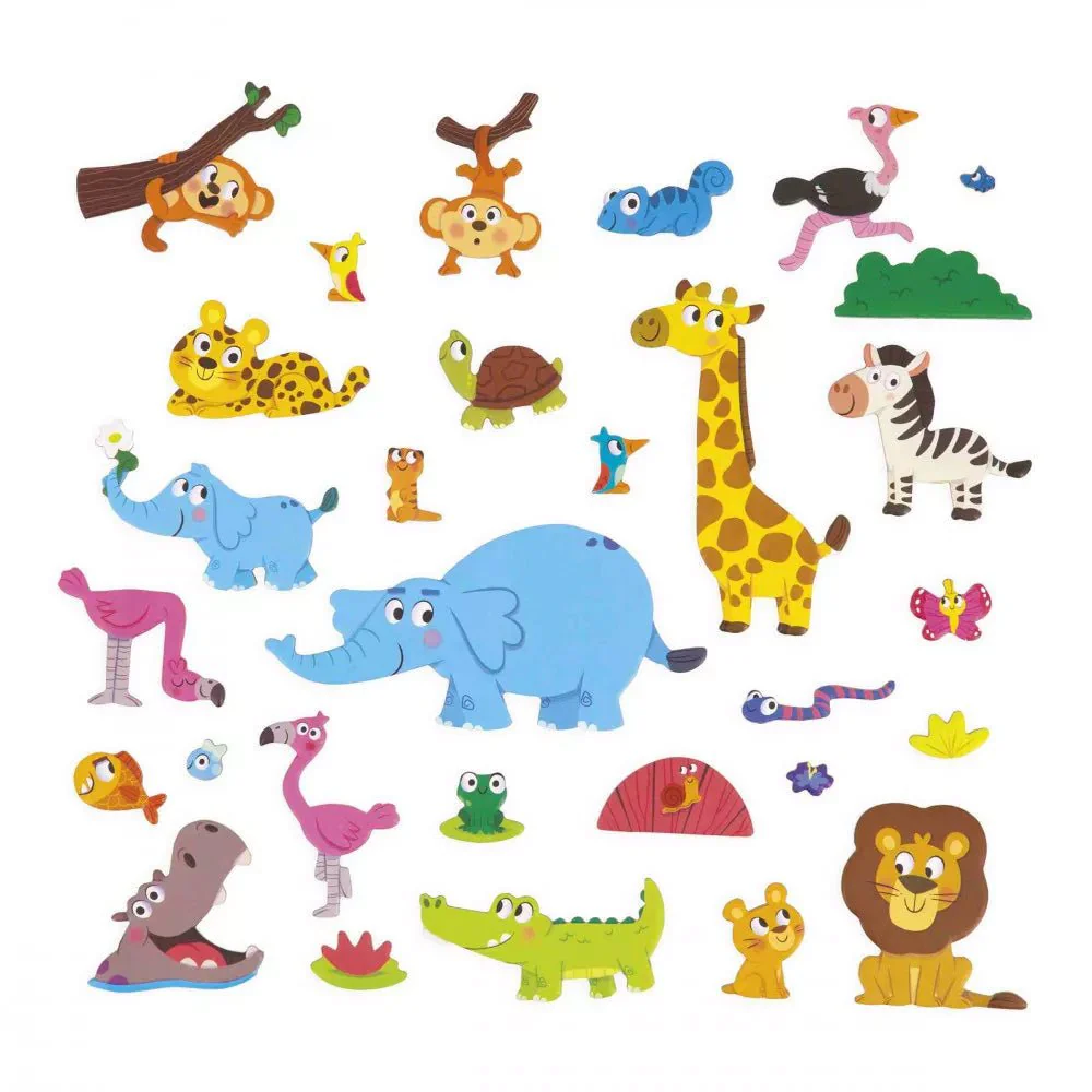 JUEGO MAGNÉTICO MAGNETI'STORIES JANOD ·ANIMALES AFRICANOS· - Imagen 5