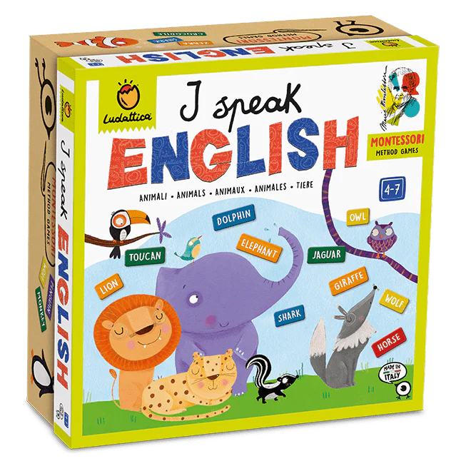 JUEGO MONTESSORI LUDATTICA ·I SPEAK ENGLISH·