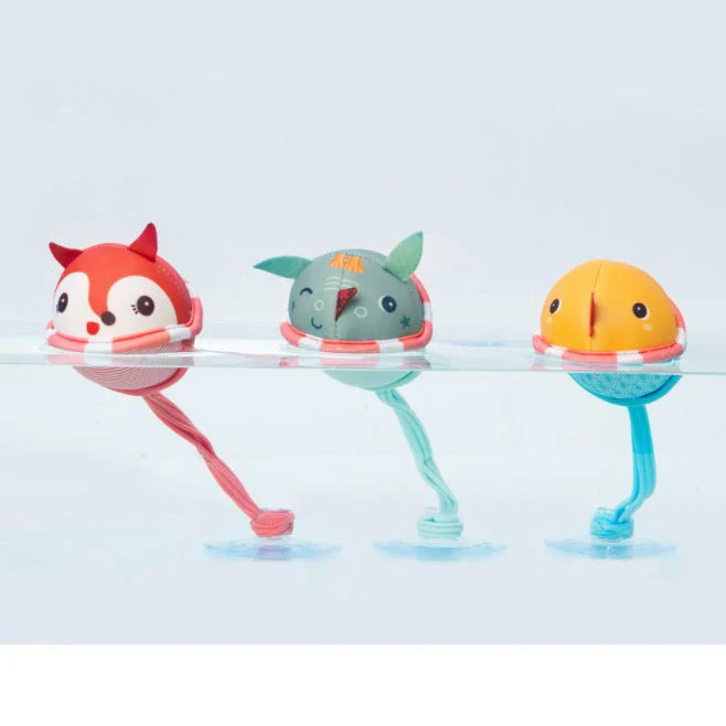 JUGUETE DE BAÑO LILLIPUTIENS ·3 PELOTAS JOE· - Imagen 4