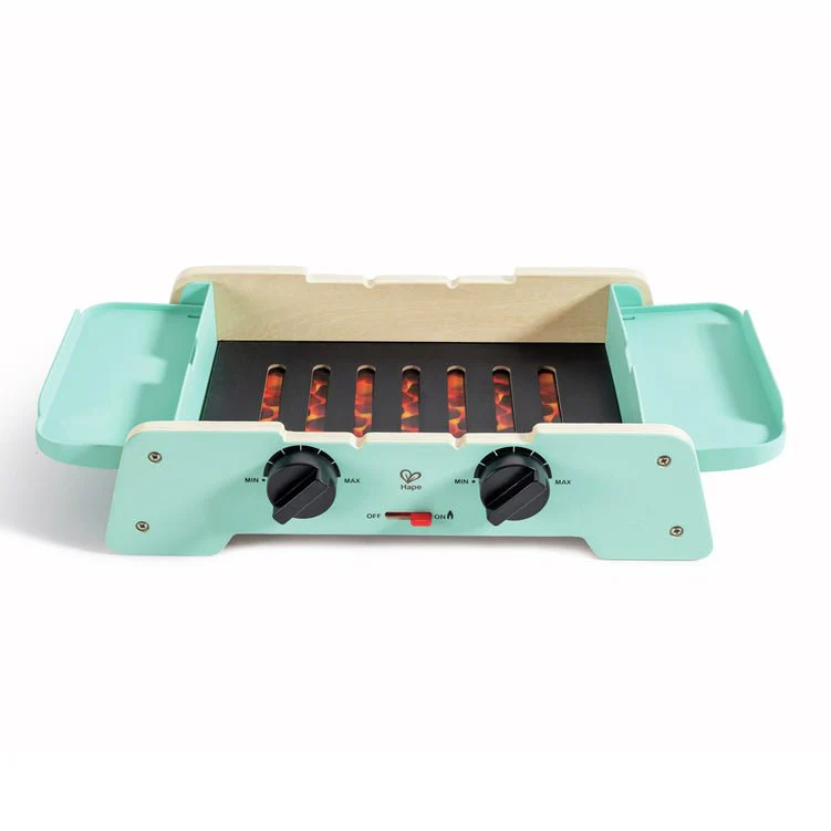 JUGUETE DE MADERA HAPE ·BARBACOA CREPITANTE PLANCHA Y PARRILLA· - Imagen 4