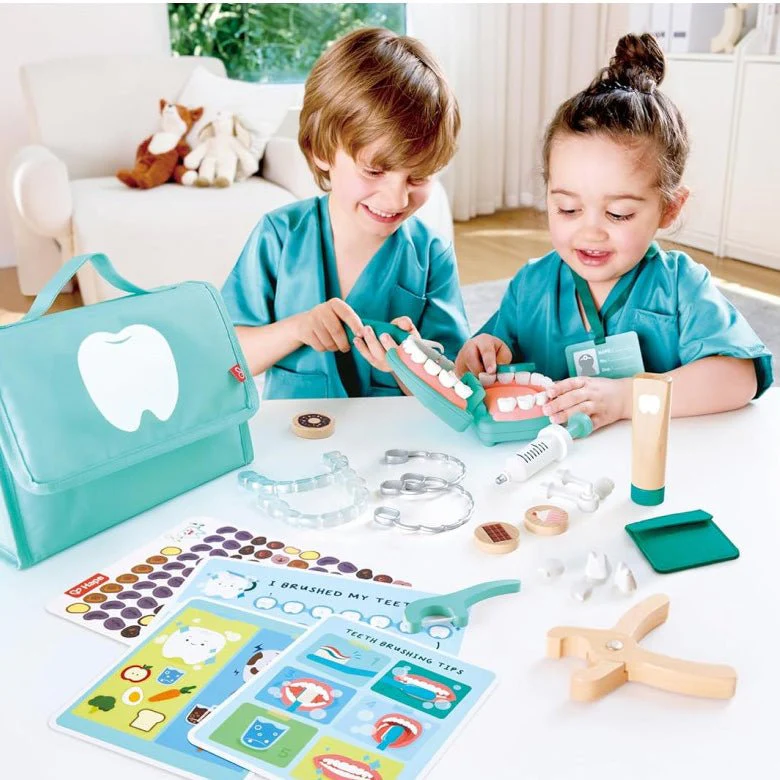 JUGUETE DE MADERA HAPE ·JUEGO CLÍNICA DENTAL SUPER SMILE· - Imagen 2