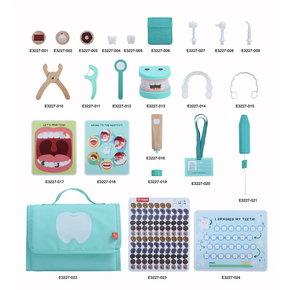 JUGUETE DE MADERA HAPE ·JUEGO CLÍNICA DENTAL SUPER SMILE· - Imagen 9