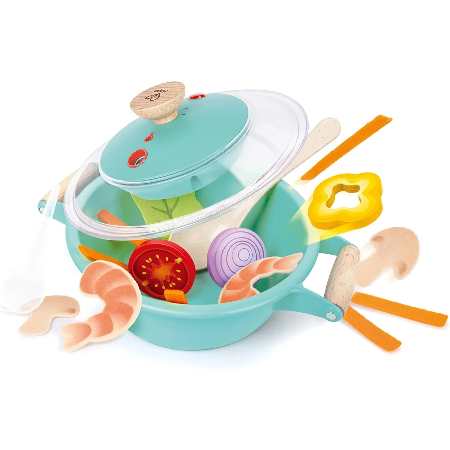 JUGUETE DE MADERA HAPE ·JUEGO DE COCINA LITTLE CHEF·