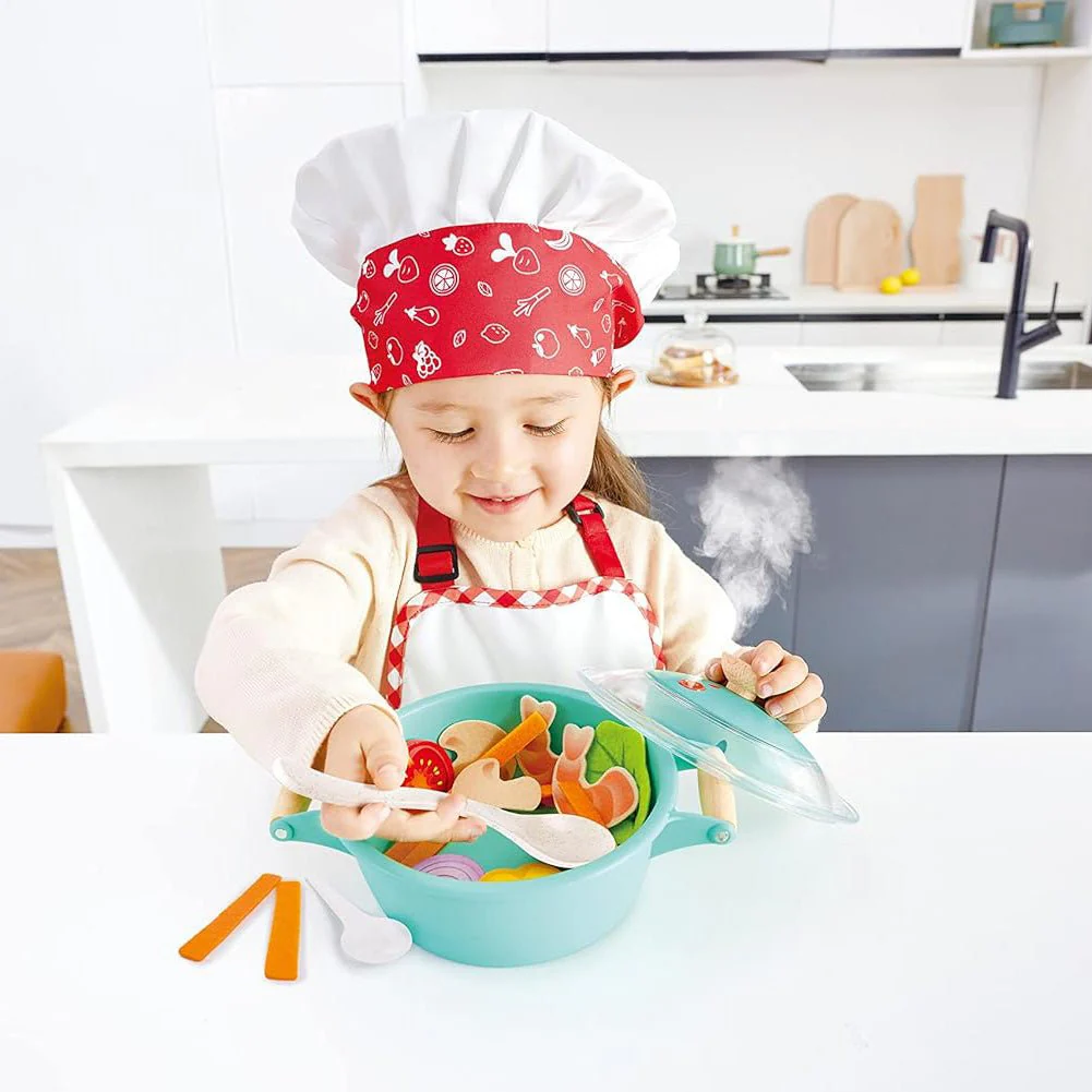 JUGUETE DE MADERA HAPE ·JUEGO DE COCINA LITTLE CHEF· - Imagen 4